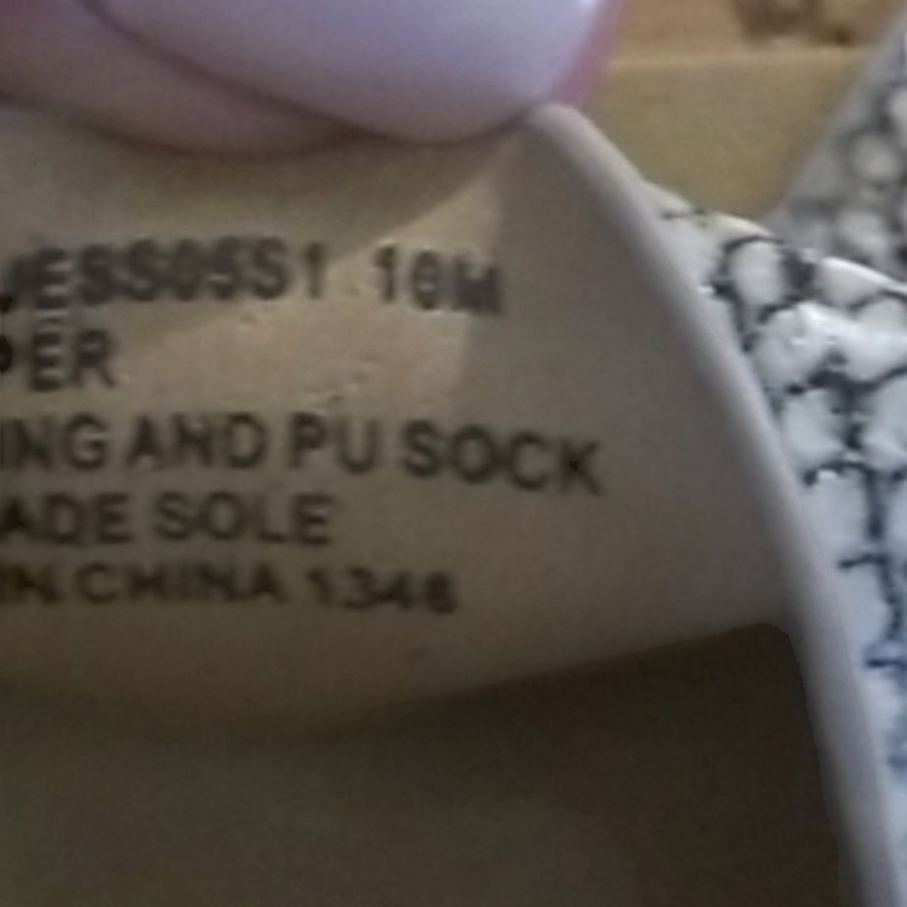 Black and White Patterned Shoes